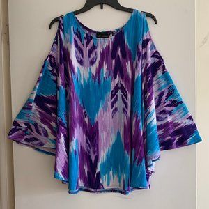 Blue and Purple Pastel Butterfly Shirt